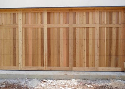 woodengaragedoornewinstall