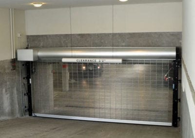 commercial rolling grill door with hood