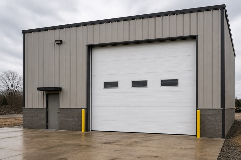 high speed steel commercial overhead door