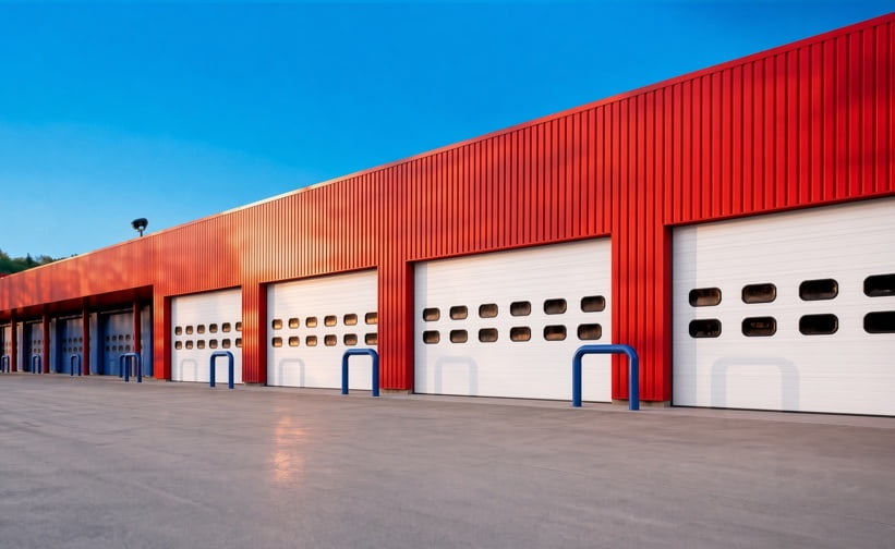 steel sectional overhead door